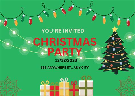 Christmas Party banner design in Vector. 35143590 Vector Art at Vecteezy