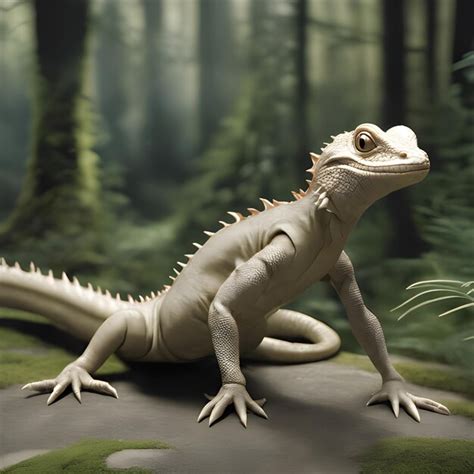 Premium AI Image | anthropomorphic lizard