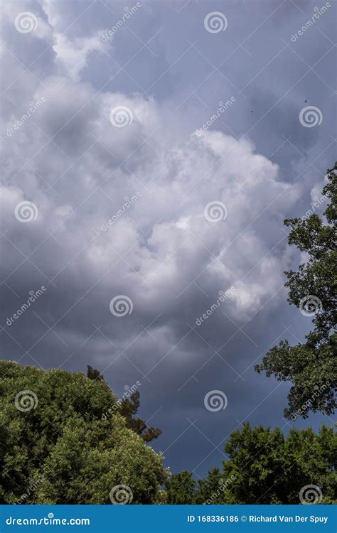 Summer Weather Activity Over the Highveld in South Africa Stock Photo ...