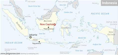 Map: Indonesia Makes Plans to Move Capital - Political Geography Now