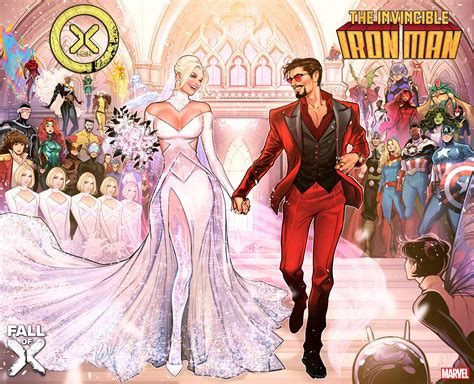 Marvel Comics Teases the Wedding of Tony Stark and Emma Frost