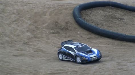 RC RallyCross Race Track Action Video - Traxxas Rally Car - YouTube