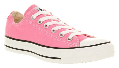 Converse Canvas All Star Low in Pink for Men - Lyst