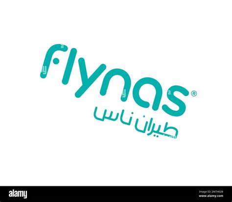 Flynas, rotated logo, white background B Stock Photo - Alamy