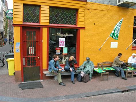 Yellow Amsterdam Café in Jordaan