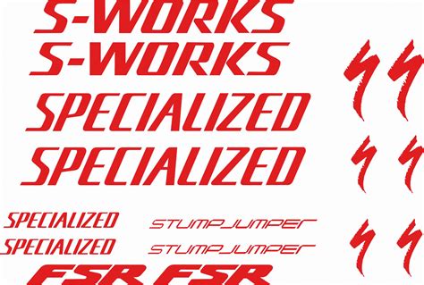 Vintage Bike Parts Specialized S Logo Decals Clear Stickers 90's ...