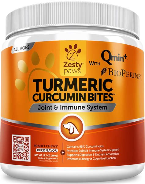 Turmeric Curcumin for Dogs - With 95% Curcuminoids for Hip Joint ...