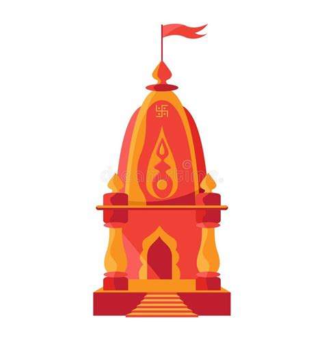 Hindu Temples Clipart