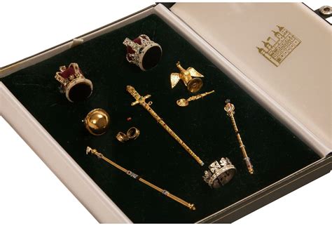 Set of Miniature English Crown Jewels | Crown jewels, British crown ...