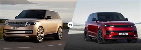 2023 Range Rover vs. Range Rover Sport | SUV Price, Dimensions, Specs