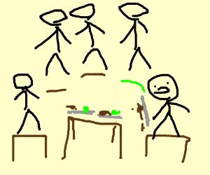 Food Fight (Movie) - Drawception