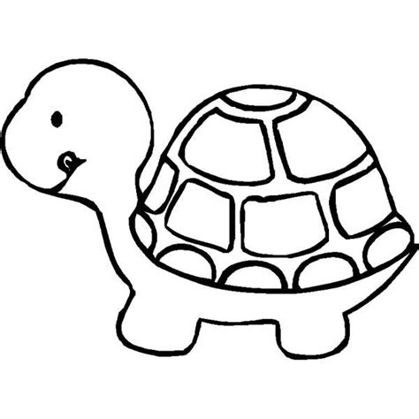 Cute Turtle Clip Art Black And White