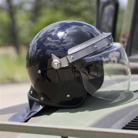 Riot Helmet with Face Shield - Police Helmet with Visor