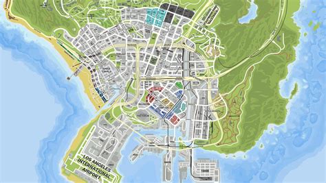 Los Angeles Streets Address map + Real life Gang zones - GTA5-Mods.com