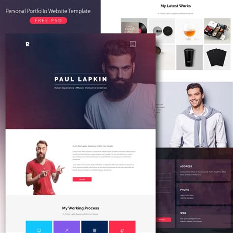 Web Developer Portfolio Templates Free Download ~ Portfolio Template ...