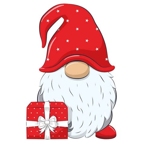 Christmas Gnome Clipart EPS PNG JPEG Nordic Gnome New Year | Etsy