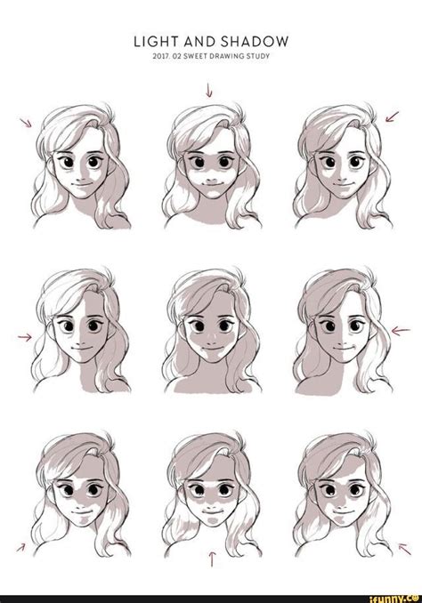 Guide for drawing shadows : coolguides | Drawings, Drawing people, Art ...