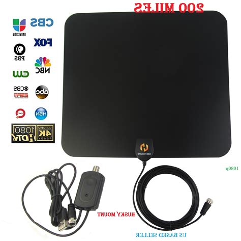 Indoor Digital TV Antenna 200 Miles Range HD