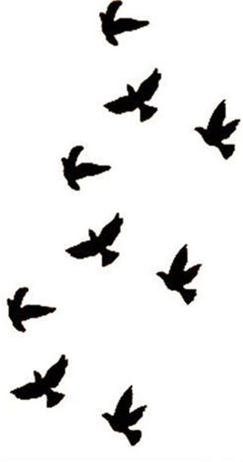 Dove Flying Tattoo Stencil