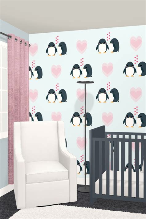 Tap to see this cute penguin nursery or create your own at Design With ...