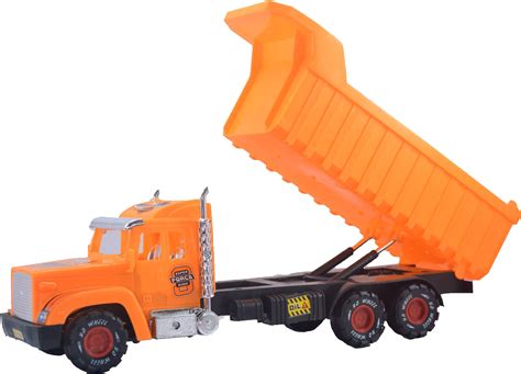 Download Orange Toy Dump Truck | Wallpapers.com