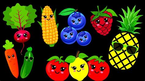 Baby Sensory - Funky Fruits and Veggies Dance | Fruit Sensory Videos ...