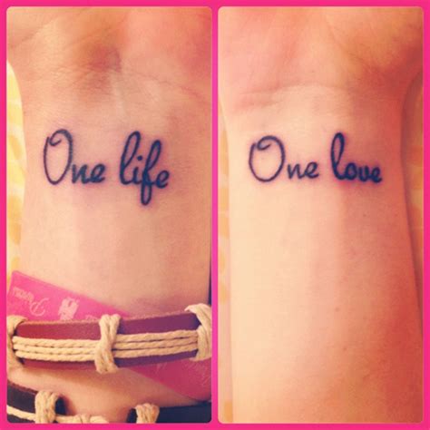 Love Life Tattoos On Wrist