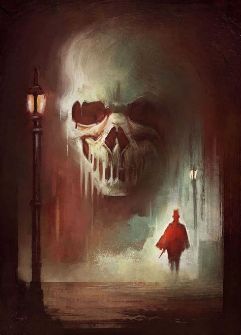 30 Spooky Digital Paintings for a Scary Halloween | Dark art paintings ...