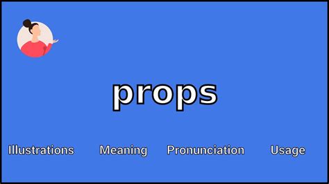 PROPS - Meaning and Pronunciation - YouTube