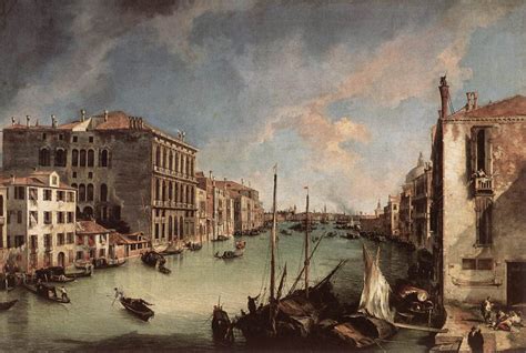 Tableau reproduction de Canaletto, Grand canal regardant à l'est du ...