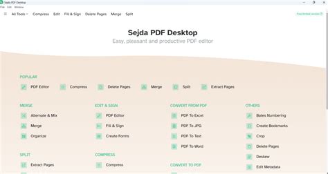 SEJDA PDF Split, Merge, Edit & Convert Review