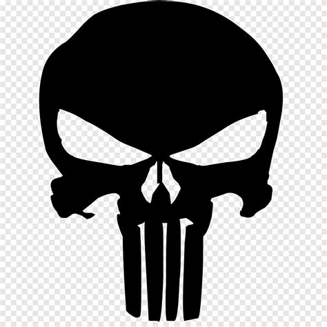 The Punisher logo, The Punisher Decal, skull, logo, head png | PNGEgg