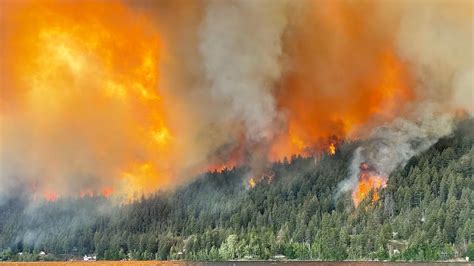 Feu de forêt : un ordre d’évacuation près du lac Downton, au nord de ...