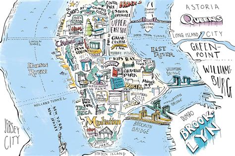 New York City Map Usa