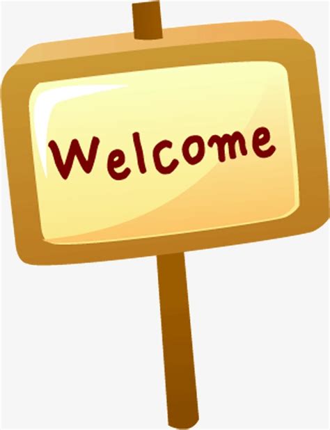 Wood Welcome Signs, Wood Clipart, Welcome Clipart, Wood PNG Image and ...