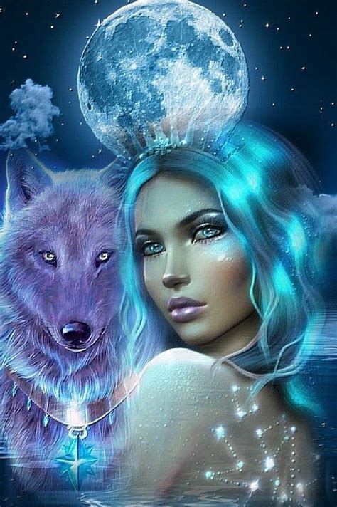 Pin by Persia Shipley on women-&-wolves ️ | Wolf art fantasy, Wolves ...