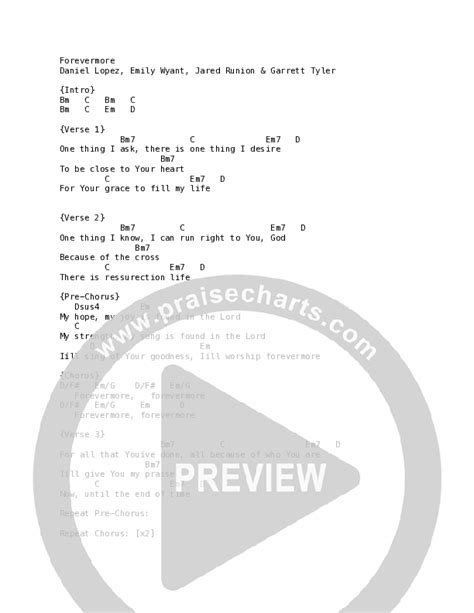 Forevermore Chords PDF (Local Sound) - PraiseCharts