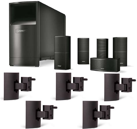 Bose Acoustimass 10 Series V Home Theater Speaker System, Black Bundle ...