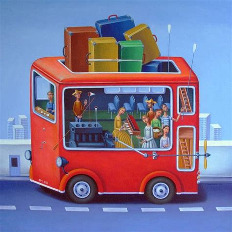 Original Automobile Painting by Kiril Mitovski | Surrealism Art on ...