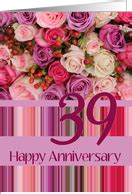 39th Wedding Anniversary Cards from Greeting Card Universe