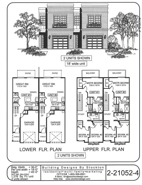 Duplex Plans With Garage | Dandk Organizer