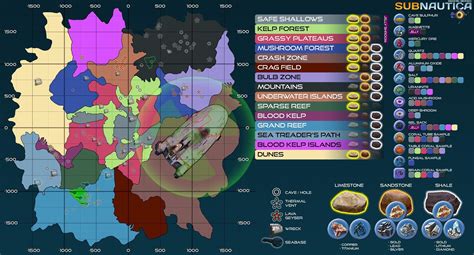 Subnautica map | Subnautica concept art, Map, Video game room design