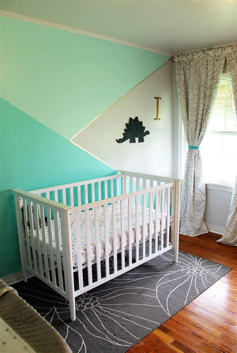 Turquoise and Grey Modern Nursery - Splendry