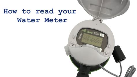 How to Read Your Water Meter - YouTube