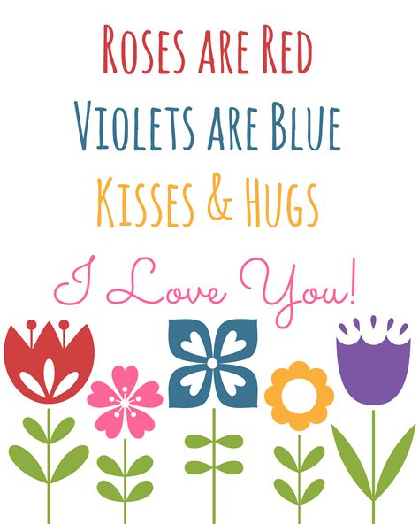 Roses Are Red... Valentine's Day Printable Art! - A Mom's Take