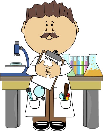 Science Teacher in Class Clip Art - Science Teacher in Class Vector ...