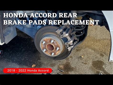 #honda #accord #brakes #diy 2019 Honda Accord rear brake pads ...