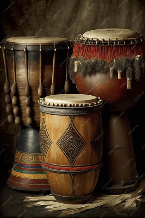 Premium Photo | African percussion instruments Created with generative ...