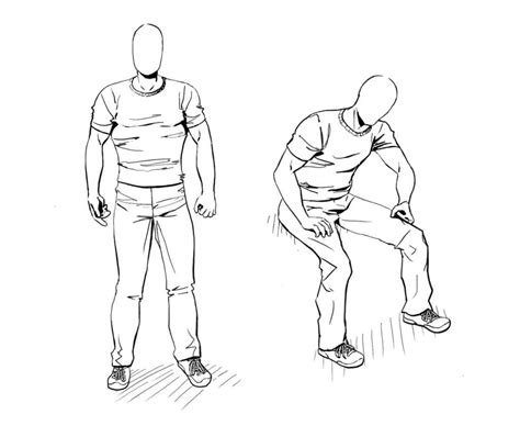 How To Draw A Person Standing