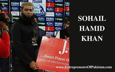 Sohail Hamid Khan- CEO of J. - Entrepreneurs Of Pakistan